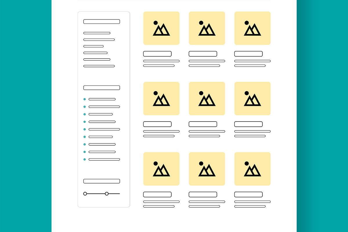 eCommerce Wireframe Landing Page, a Landing Page Template by MightyDesign (Photo 3 of 9)