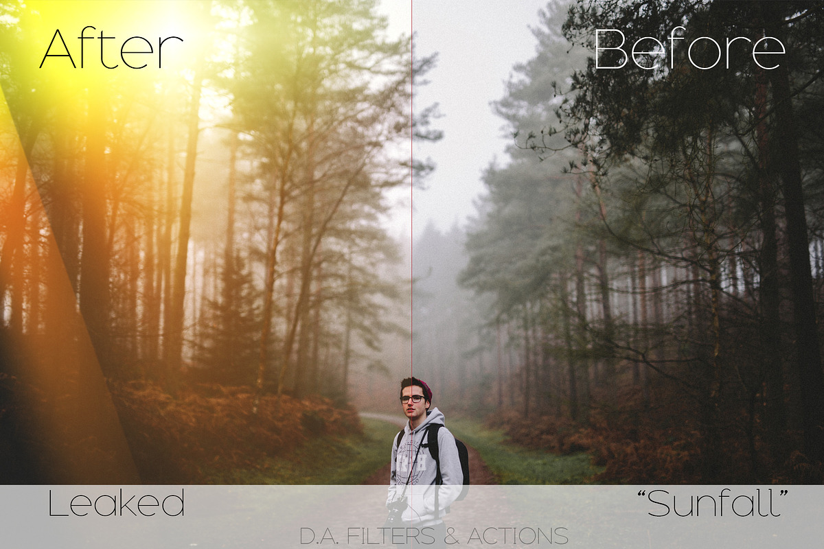 Leaked - Light Leak Photoshop Action, an Action Add-On by Design Aesthetic (Photo 7 of 9)