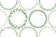 Minimalist watercolor wreaths, an Illustration by Floralis (Thumbnail 2 of 3)