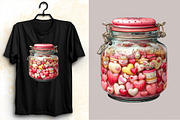 Valentine Clipart Cookie Jar, an Illustration by SVGArt (Thumbnail 7 of 8)