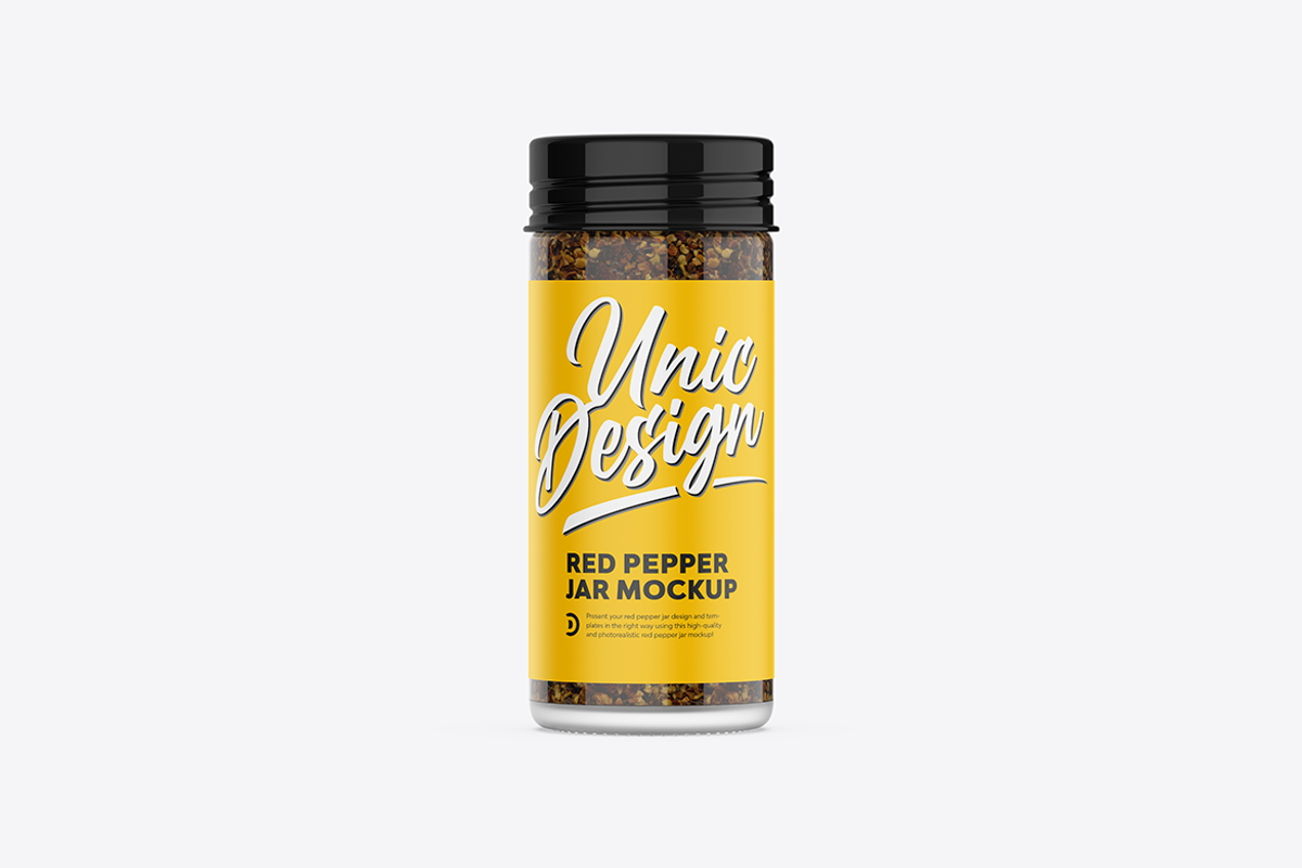 Red Pepper Jar Mockup, a Product Mockup by UnicDesign (Photo 3 of 3)