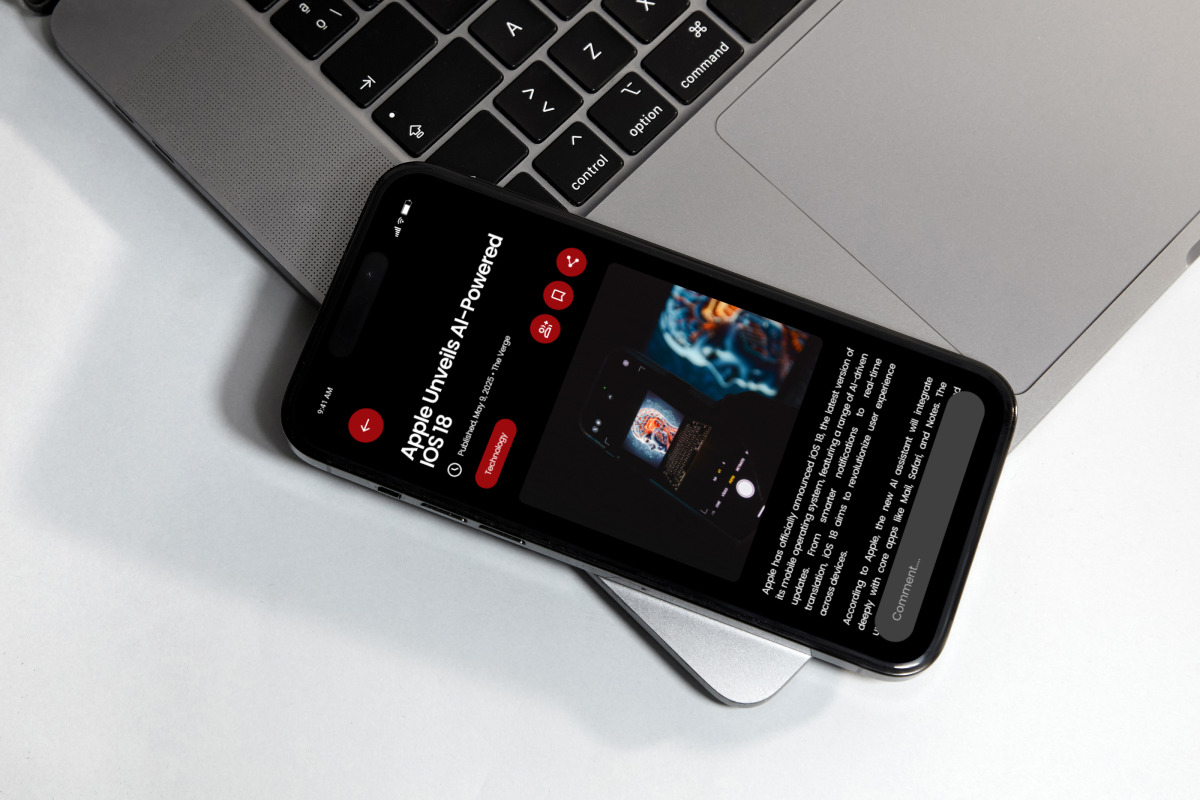 Briefo - News Portal App Design, an App Template by twinstd (Photo 5 of 5)