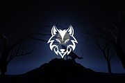 Minimalist Modern Wolf Logo, a Branding & Logo Template by Luxury Logos (Thumbnail 2 of 4)