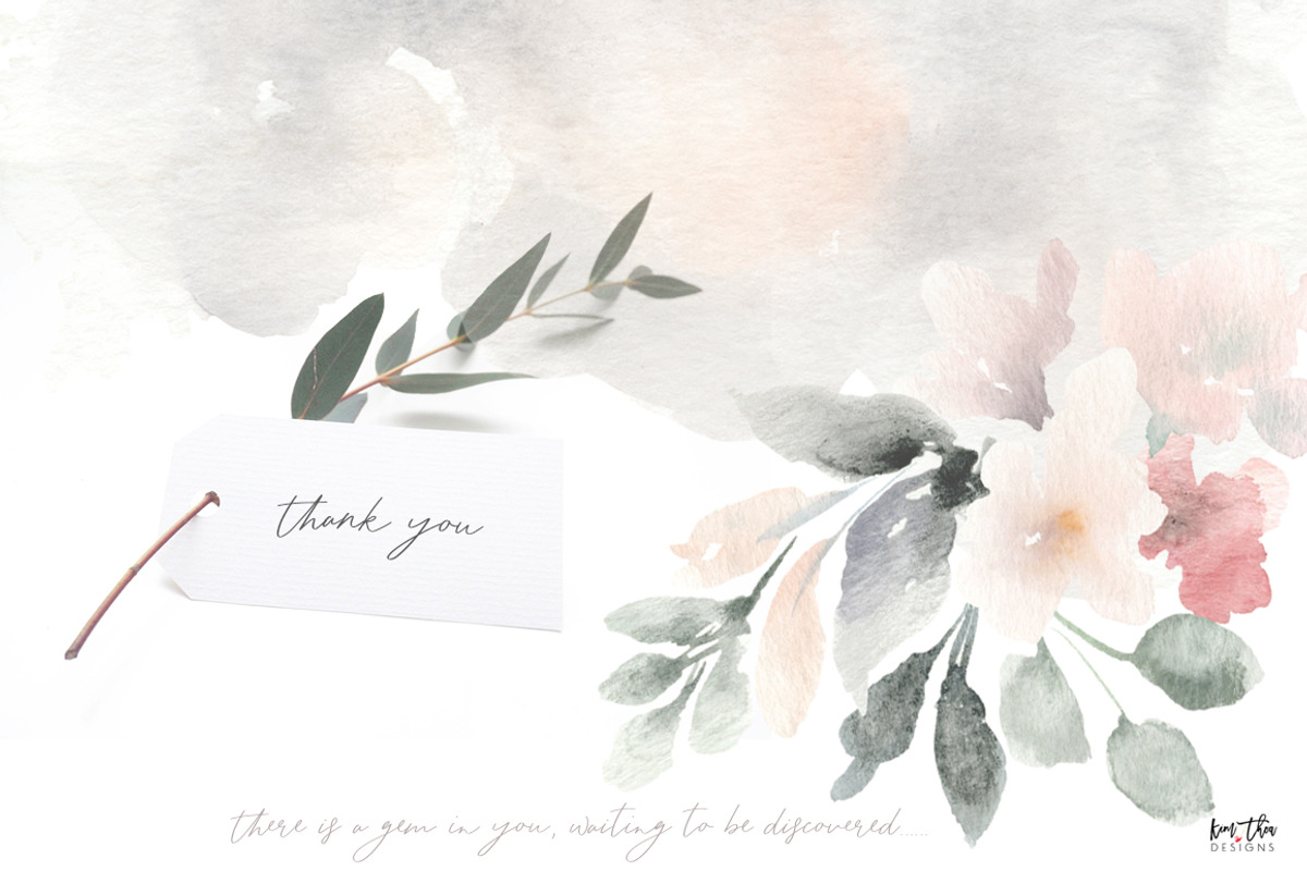 Feminine Abstract Floral Set, an Illustration by Kim Thoa Designs (Photo 10 of 10)