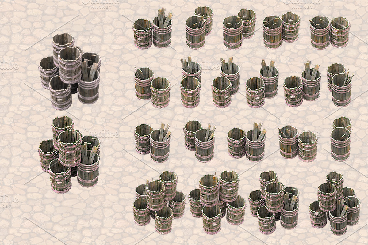 Isometric Ancient City Pack, an Object Graphic by Beatheart Creative Studio (Photo 54 of 77)
