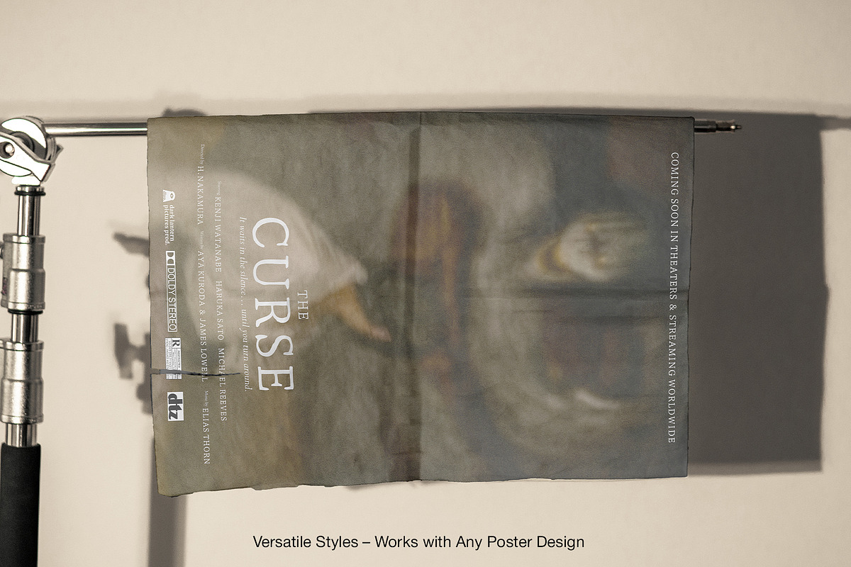 A2 Hanging Poster Mockup Set, an Advertising Mockup by Mocktopia (Photo 6 of 10)