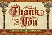 Old Master Typeface, a Blackletter Font by alit design (Thumbnail 17 of 17)