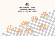 Boho Rainbow Clipart, an Object Illustration by Bielousova Art (Thumbnail 3 of 8)