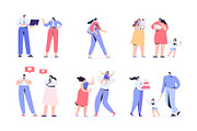 Big Vector set of people characters, a Person Illustration by Vector_Art (Thumbnail 13 of 25)