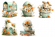 Whimsical Easter Clipart, an Illustration by Daily.Designs (Thumbnail 4 of 8)