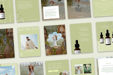 Olivia & Co - Social Media Templates
