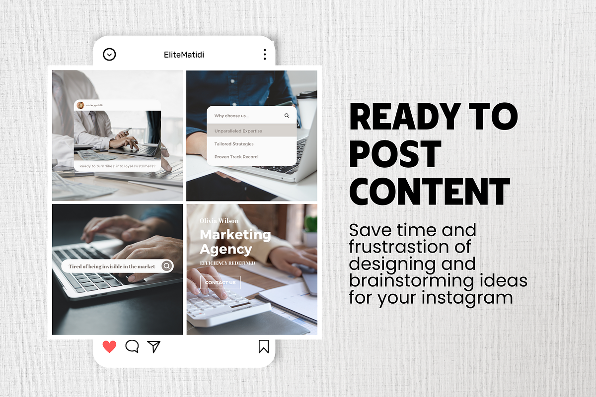 Digital Marketing Agency Instagram, a Social Media Template by EliteMatidi (Photo 5 of 8)