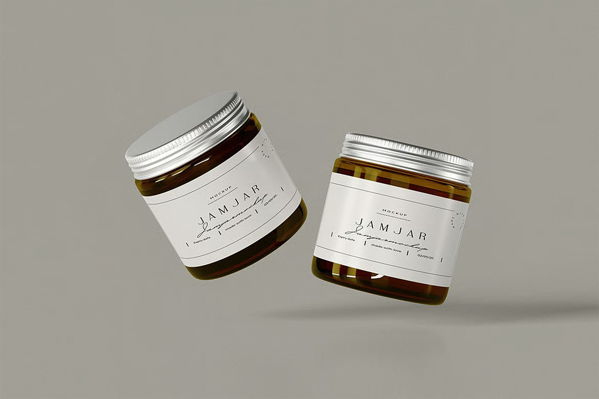 Jam Jar Mockup, a Packaging Mockup by zpackcreative (Photo 3 of 5)