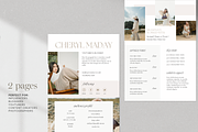 2 Page Media Kit Canva Template, a Templates & Theme by Tabitha Emma (Thumbnail 5 of 5)