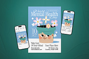 World Mental Health Day Flyer Set, a Flyer Template by The Good Store (Thumbnail 1 of 2)