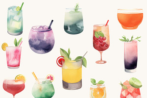 Cocktail And Drink Clipart