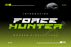Force Hunter Modern Font
