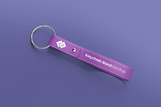 Keychain Band Mockup, a Merchandise Mockup by Graphicboom (Thumbnail 2 of 4)