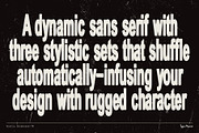 Bootzy Condensed TM – Rugged Font, a Sans Serif Font by Type Mania (Thumbnail 2 of 12)