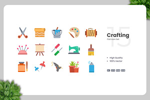 Crafting Flat Icons, an Icon by Upnowgraphic