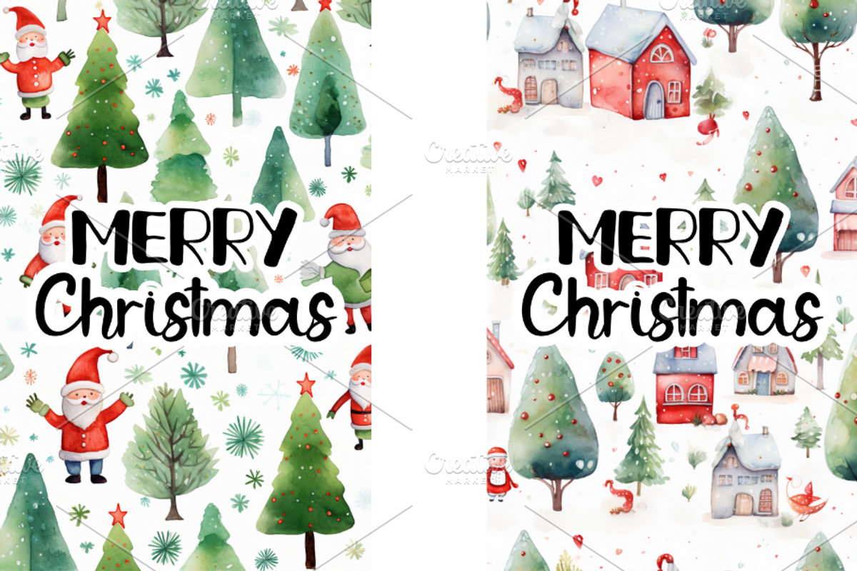 Christmas Card Design Bundle 13, a Card Template by Jay Major Designs (Photo 8 of 10)