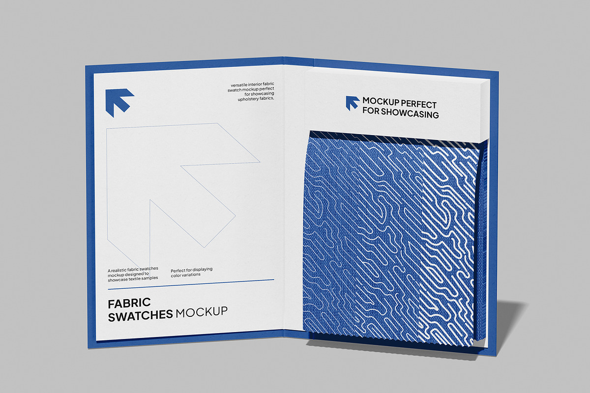 Fabric Swatches Mockup, a Packaging Mockup by Unerispace (Photo 4 of 5)