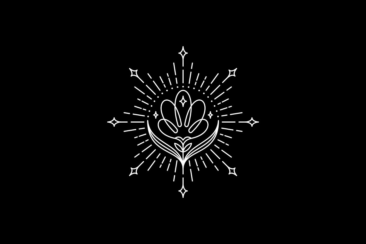 Flower and Star Logo, a Branding & Logo Template by Buqancreative (Photo 2 of 4)