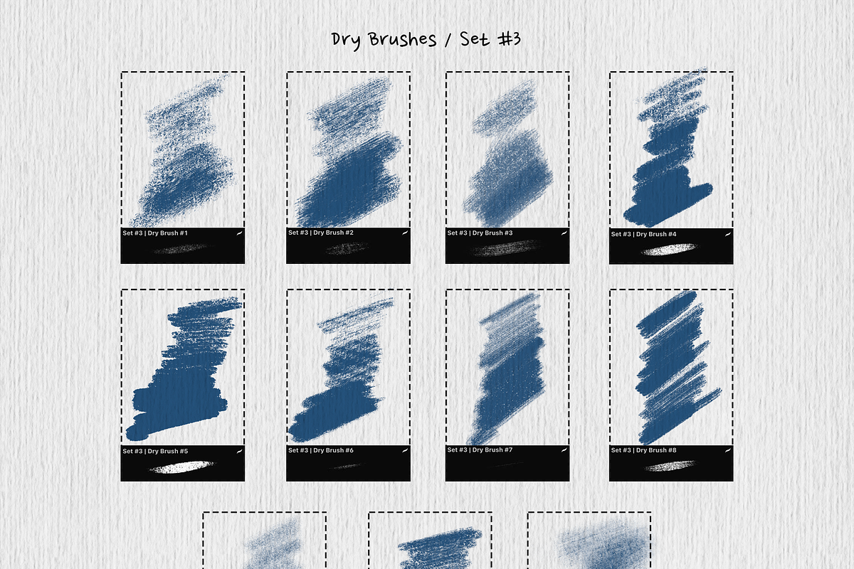 Procreate Dry Brushes | BUNDLE, a Brush Add-On by Brush Moment (Photo 12 of 17)
