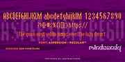 Aspersion™, a Font by MINDCANDY (Thumbnail 2 of 3)