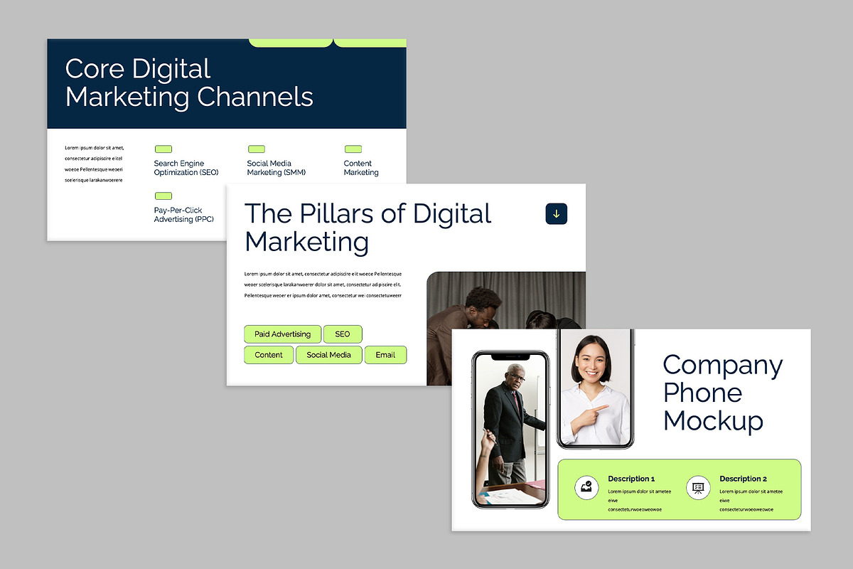 Digital Marketing Google Slides, a Presentation Template by rgbryand (Photo 5 of 7)