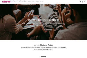 Artpop WordPress Theme