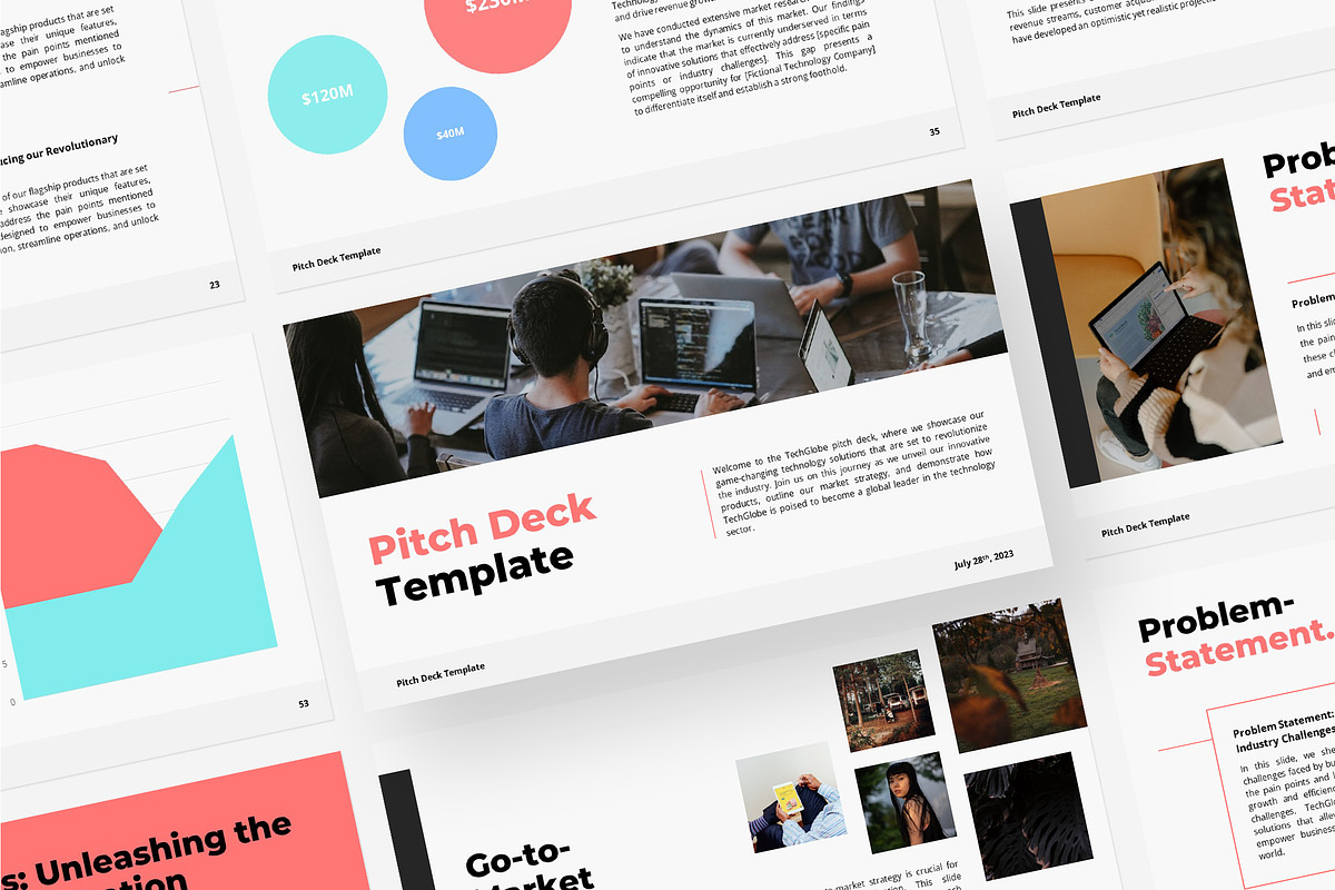 Pitch Deck PowerPoint Template, a Presentation Template by Gaize (Photo 11 of 11)