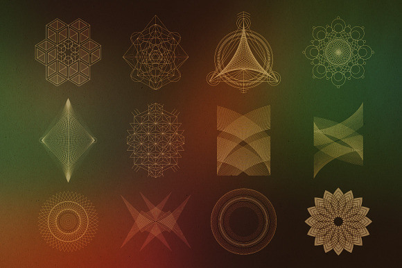 24 Geometric Shapes - Lines (v.2) preview 6