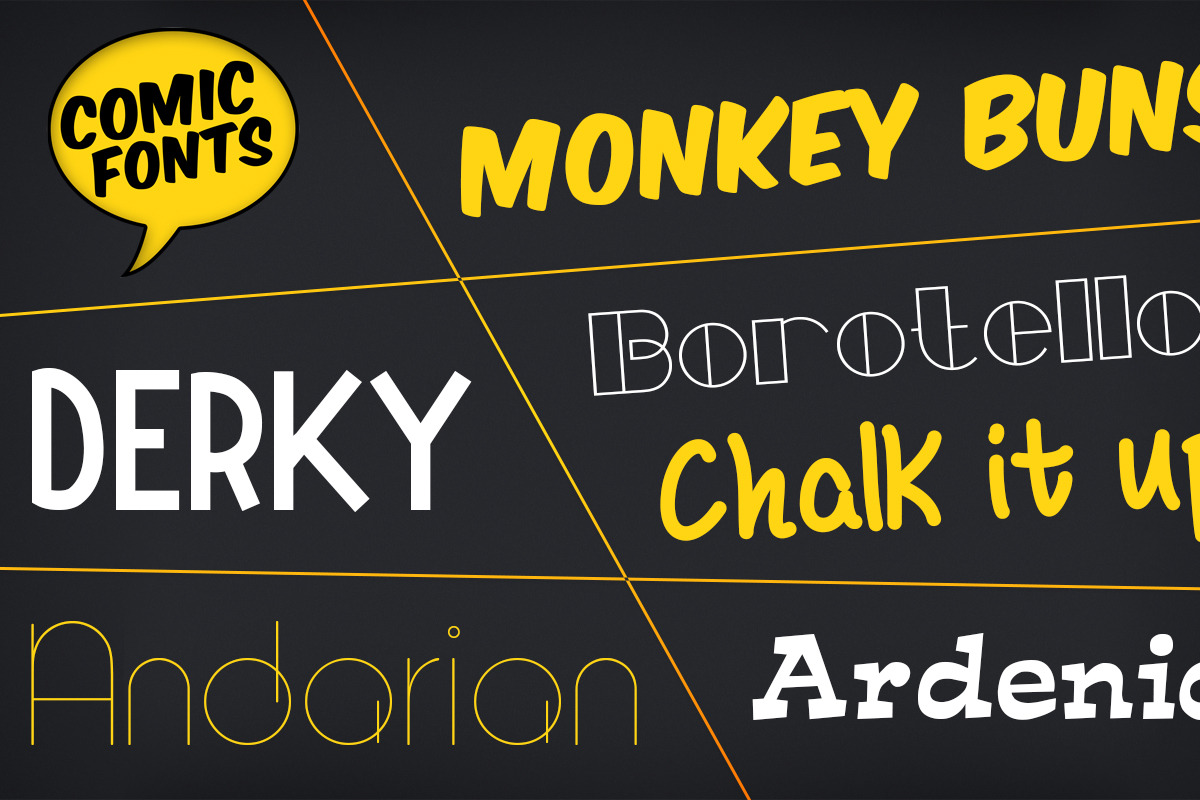 Comic Fonts preview 2