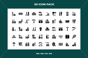 Beauty icons, an Outline Icon by Wencory