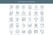 Business Outline Icons, an Outline Icon by Kalash (Thumbnail 5 of 7)