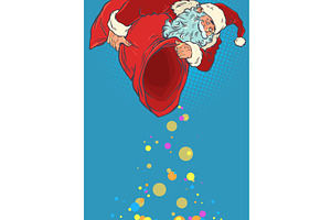 Pop Art Retro Presents fall from, an Object Illustration by studiostoks