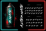 Mecka Brush Typeface, a Script Font by alit design (Thumbnail 7 of 20)
