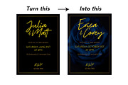 Wedding Invitation Mockup + Template, an Invitation Template by Korner (Thumbnail 3 of 12)