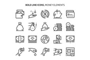 Bold Line Icons, an Outline Icon by Howcolour (Thumbnail 50 of 151)