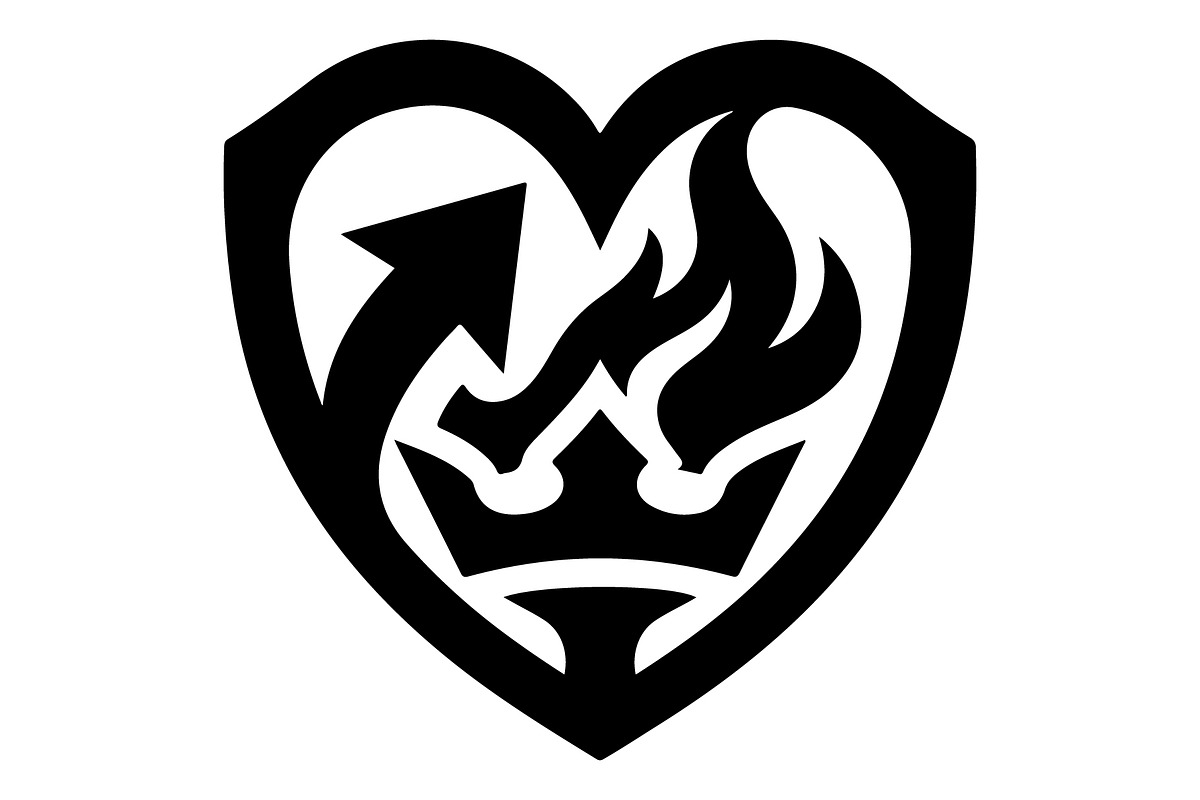 Heart Love Silhouette, an Object Graphic by Gfx_Store (Photo 3 of 15)