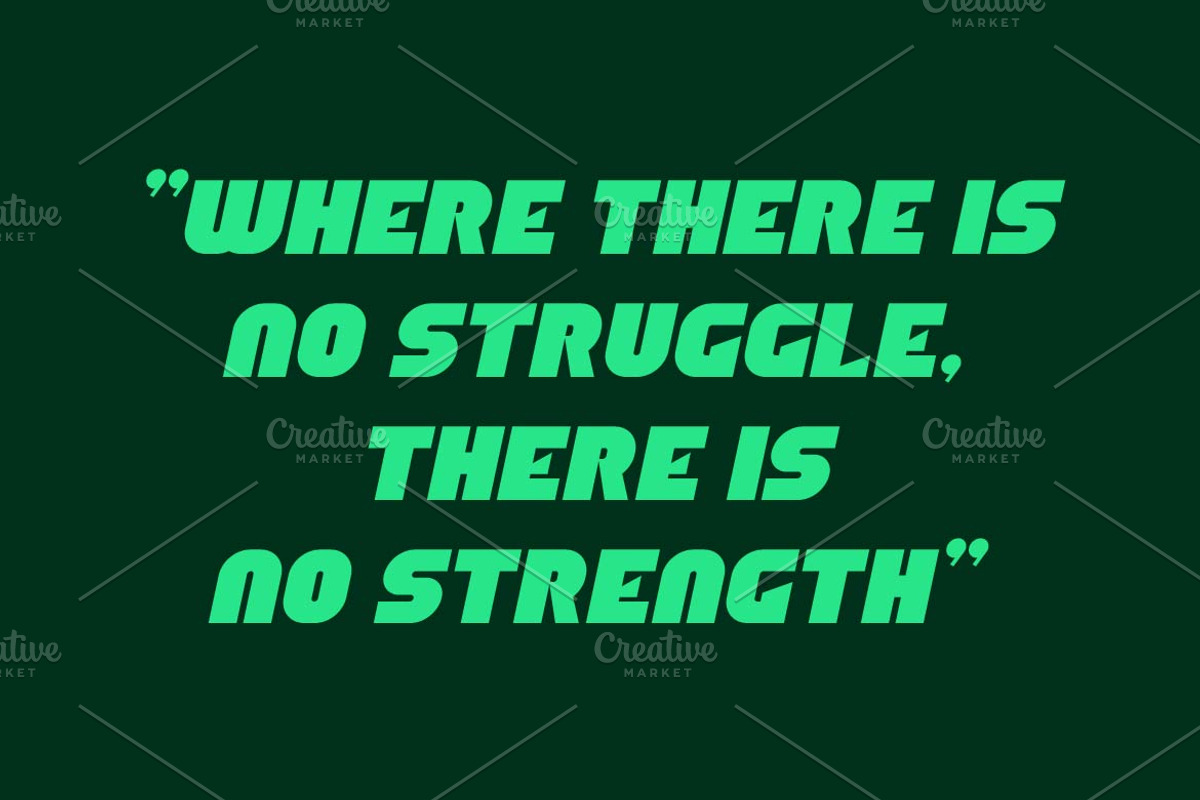Fegelk Strong Font, a Sans Serif Font by Artiveko (Photo 3 of 8)