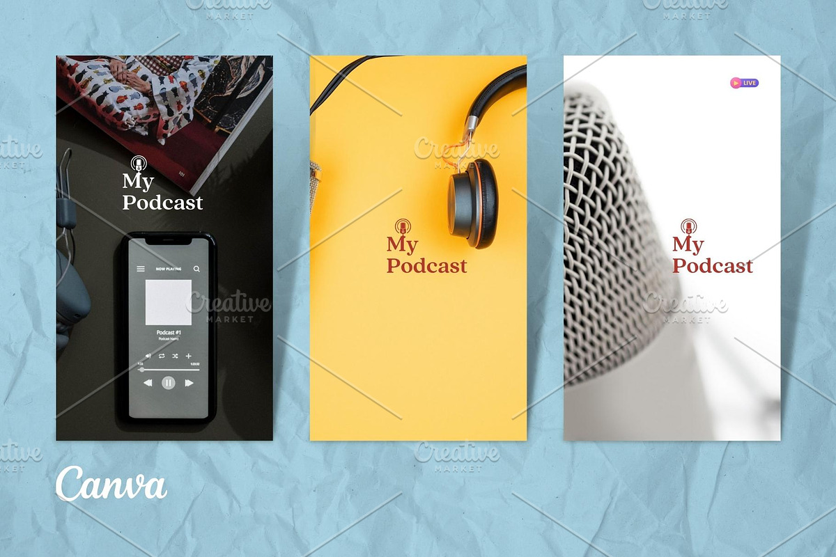 My Podcast - Social Media Template, a Social Media Template by Aji Gallery (Photo 14 of 16)