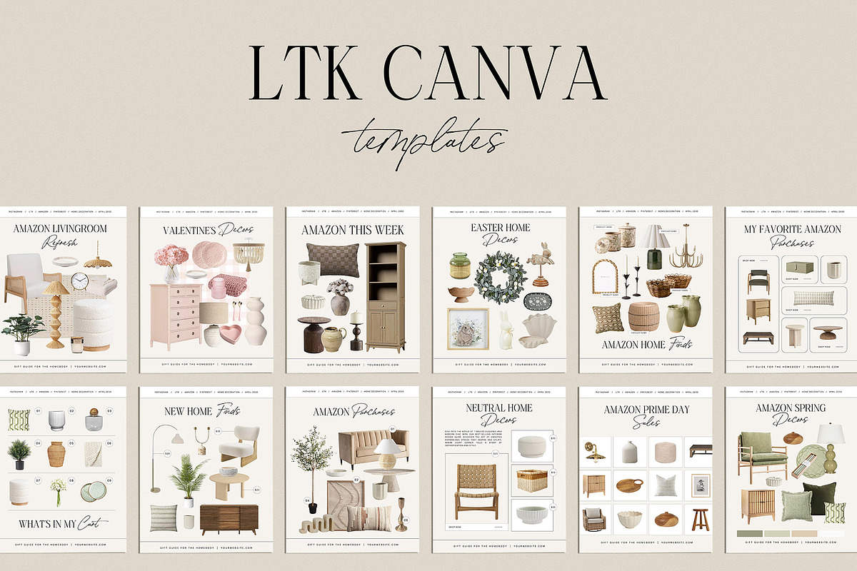 20 Canva LTK Instagram Template | Amare Creative