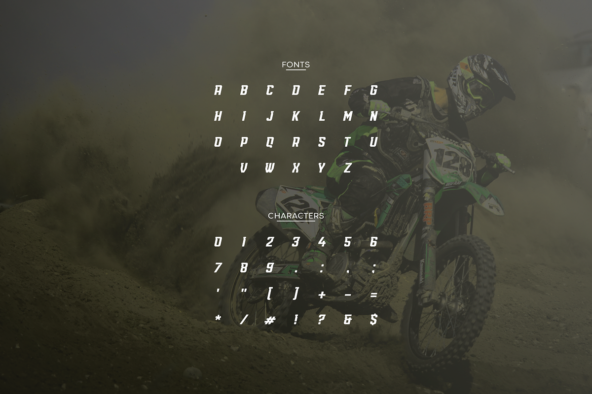 Rosacas - Modern Sport Typeface, a Sans Serif Font by Letterna (Photo 3 of 4)