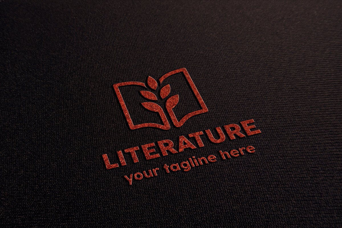 Literature Logo Template, a Branding & Logo Template by GladicMonster