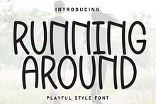 Running Around | Script Font