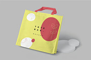 Canvas Tote Bag Mockup, a Packaging Mockup by megostudi0 (Thumbnail 3 of 6)