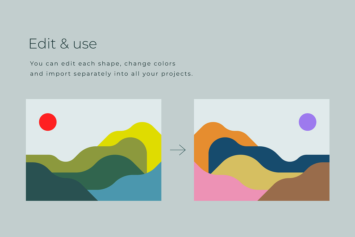 Colorful Landscapes, a Background Graphic by Léo Alexandre (Photo 11 of 12)