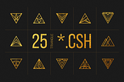 25 Linear Geometric Shapes. Part III, a Shape Add-On by le-genda (Thumbnail 1 of 4)